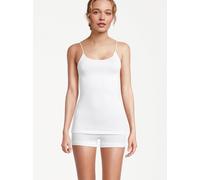 con-ta Spaghetti Top Damen Modal weiß, 46