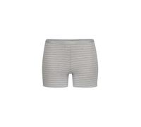con-ta Thermo Longpant, Bequeme Winter Unterhose mit langem Bein aus natürlicher Baumwolle und Polyester, warme und weiche Thermounterwäsche, Damenbekleidung in Farbe Sterling Geringelt, Größe 42