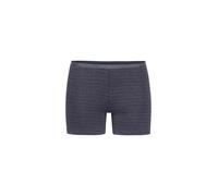 con-ta Thermo Longpant, Bequeme Winter Unterhose mit langem Bein aus natürlicher Baumwolle und Polyester, warme und weiche Thermounterwäsche, Damenbekleidung in Farbe Marine Geringelt, Größe 46