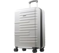 Concept One American Dreamliner 3-teiliges Set Rollgepäck Hartschalenkoffer mit Spinnrollen 22,5 26,5 und 30 Zoll Silbergrau
