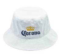 Concept One Damen Corona Bucket Hat, Packable Travel Hat, Cotton Wide Brim Summer Cap with Adjustable Drawstring Schlapphut, Weiss/opulenter Garten, Einheitsgröße