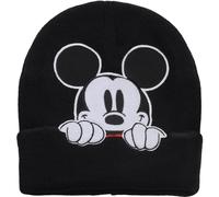 Concept One Disney Mickey Mouse Peek-A-Boo Wintermütze, Bestickt, Einheitsgröße, Schwarz