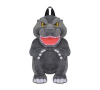 Concept One Godzilla Mini Rucksack Plüsch Kleine Reisetasche Geldbörse für Damen Herren Verstellbare Schultergurte Grau 14 Zoll, GRAU, Einheitsgröße, Godzilla Mini Rucksack Plüsch Kleine Reisetasche