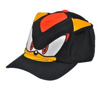 Concept One Sonic The Hedgehog Cap Kinder verstellbare Baseballmütze, Gebogene Krempe, schwarz, Einheitsgröße