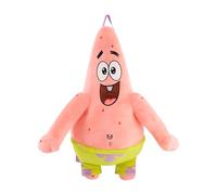 Concept One SpongeBob SquarePants Plüsch Rucksack, Patrick Star Mini Handtasche mit verstellbaren Schultergurten, Rosa, Pink, Einheitsgröße, Spongebob Schwammkopf Plüsch-Rucksack, Patrick Star