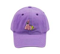 Concept One Uni-Erwachsene Spongebob Squarepants Dad Hat, Patrick Star Adjustable Baseball Cap with Curved Brim Baseballkappe, Flieder, Einheitsgre