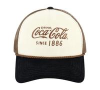 Concept One Unisex-Erwachsene Coca Cola Trucker-mütze, Cord, Verstellbare Snapback Gebogener Krempe Baseballkappe, Mehrfarbig/Meereswellen (Ocean Tides), Einheitsgre