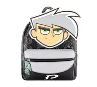 Concept One Unisex-Erwachsene Danny Phantom, kleine Reisetasche für Damen und Herren, verstellbare Schultergurte Mini-Rucksack, Schwarz, 11 Inches