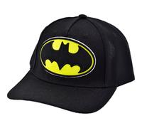Concept One Unisex-Erwachsene Dc Comics Batman Baseball Hat, Embroidered Logo Adjustable Cap with Curved Brim Baseballkappe, Schwarz/Gelb, Einheitsgröße