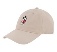 Concept One Unisex-Erwachsene Disney Mickey Mouse Embroidered Cotton Adjustable Dad Hat with Curved Brim Baseballkappe, Khaki, Einheitsgröße