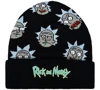 Concept One Unisex-Erwachsene Rick and Morty Manschette Winter Strickmütze Beanie-Mtze, Schwarz, Einheitsgröße