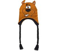 Concept One Unisex-Erwachsene Scooby DOO, Peruvian Winter Knit Cap with 3D Ears and Tassels Beanie-Mütze, Braun, Einheitsgröße