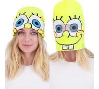 Concept One Unisex-Erwachsene Spongebob Roll Down Cuff Beanie-Mütze, gelb, Einheitsgröße