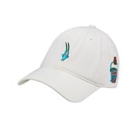 Concept One Unisex-Erwachsene Spongebob Schwammkopf Dad Hut, Plankton Chum Bucket Verstellbare Gebogener Krempe Baseballkappe, Weiss/opulenter Garten, Einheitsgre