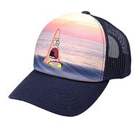 Concept One Unisex-Erwachsene Spongebob Squarepants Trucker, Patrick Star, Verstellbare Baseballkappe Snapback Mütze, Marineblau, Einheitsgröße (6er Pack)
