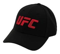 Concept One Unisex-Erwachsene UFC Baseball Hat, 6 Panel Adult Flex Fit Active Sport Cap with Curved Brim Baseballkappe, Schwarz, Einheitsgre