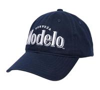 Concept One Unisex Modelo Cerveza Dad Hat Baumwolle Baseball Cap mit gesticktem Logo Einstellbare Baseballmütze Baseballkappe, blau, Einheitsgröße