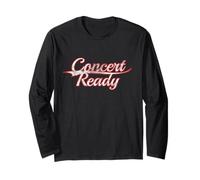 Concert Ready Music Festival Live Gig Vintage Varsity Langarmshirt