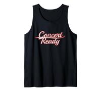 Concert Ready Music Festival Live Gig Vintage Varsity Tank Top