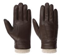 Conductive Sheepskin Lederhandschuhe by Stetson dunkelbraun 9 1/2 HS