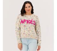 Confetti Pullover Alpaka-Strickpullover Damen - magenta - L