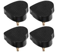 CONGARTENO 2 Paar Herzförmige Absatzspitzen für High Heels Fersenkappenstifte aus Unbedenklichem Material Ersatz Fersenkappen zur Schuhreparatur für Damen