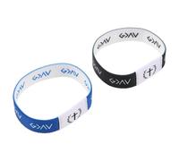 CONGARTENO 2 Stück Bibel-armbänder Elastisch Inspirierende Schriftverse Motivations-wristbands für Männer Frauen Flexibel Bequem Spirituelle Events Arbeit Studium Geschenkidee