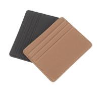 CONGARTENO 2 Stück Teiliges Kreditkartenetui aus Pu Leder mit RFID Schutz Strapazierfähige Kartenhüllen für Bankkarten Ausweise und Visitenkarten Praktische und Kompakte Schutzhüllen für