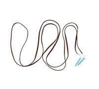 CONGARTENO Boho Halskette mit Türkisem Steinanhänger Lange Handgefertigte Samtbandschmuck Damenkette Ethno Stil Schmuck für Sommer Festival und Alltag