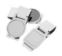 CONGARTENO Edelstahl Geldklammer Klein Multifunktionale Metall Geldscheinklammern 3 Stück Packung Rostfrei Formstabil Praktische Scheck und Kreditkartenhalter für Herren Kompakt für Alltag