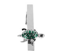 CONGARTENO Herren Krawattenklammer Schildkröte Design aus Langlebigem Material Modische und Robuste Krawattennadel für Business und Freizeit Einzigartiges Accessoire für Anzug und Hemd für