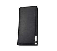 CONGARTENO Herrenbrieftasche Aus Hochwertigem Pu-Leder Großes Fassungsvermögen Für Bargeld Schlichtes Design Schwarz