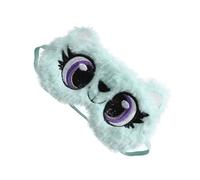 CONGARTENO Plüsch Schlafmaske mit Niedlichem Cartoon design Weiche Augenbinde mit Elastischem Band Lichtblockierend Bequem für Reisen Nickerchen Flug und Erholsamen Schlaf für Damen und