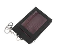 CONGARTENO PU Kartenetui mit Schlüsselanhänger Wasserabweisend Kompakt mit Großzügigem Fassungsvermögen für Ausweise Mitarbeiterausweise und Fahrkarten Praktisches Schlüsselkartenetui für