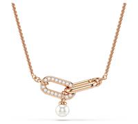 Constella Anhänger, Kristallperle, Rundschliff, Weiß, 18K Roségoldbeschichtet OS