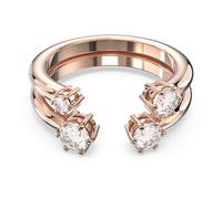 Constella Ring, Set (2), Rundschliff, Weiß, Roségold-Legierungsschicht 50