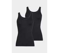 conta Damen Achselhemd 2er Pack in Farbe schwarz Größe 38