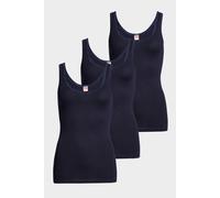 conta Damen Achselhemd 3er Pack in Farbe marine Größe 36
