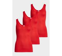conta Damen Achselhemd 3er Pack in Farbe rot Größe 36