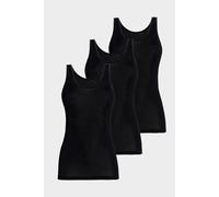 conta Damen Achselhemd Merino in Farbe schwarz Größe 40