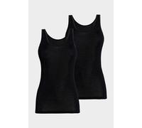 conta Damen Achselhemd Merino in Farbe schwarz Größe 42