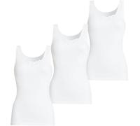 conta Damen Achselhemd weiß 3-er Pack - 56
