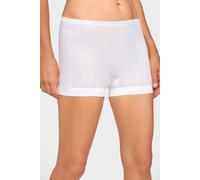 con-ta Pagenschlüpfer (5er Pack), Damenbekleidung, Unterwäsche für perfekten, eng anliegende Pants aus Baumwolle, in Weiß, Größe: 48