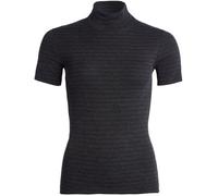 con-ta Thermo kurzarm Shirt mit Stehkragen in Farbe schwarz geringelt Größe 50
