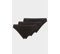 conta Damen Slip mini Schwarz 3-er Pack - 44