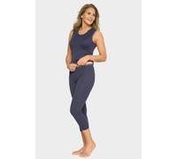 conta Damen Thermo 3/4 lange Hose in Farbe marine geringelt Größe 40
