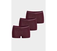 conta Damen Thermo Panty 3er Pack in Farbe bordeaux geringelt Größe 36