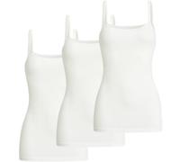 conta Damen Trägerhemd Ecru 3-er Pack - 38