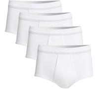 Conta Doppelripp Herren-Slip im 4er-Pack 8 weiß