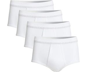 Conta Doppelripp Herren-Slip im 4er-Pack 9 weiß
